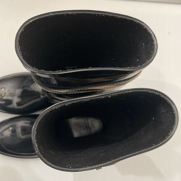 BURBERRY RUBBER PRINTED RAIN-SNOW BOOTS WOMENS SIZE 38 - Picture 7 of 16